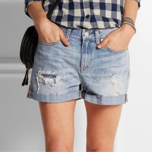 🌞Madewell distressed jean shorts! Size 25